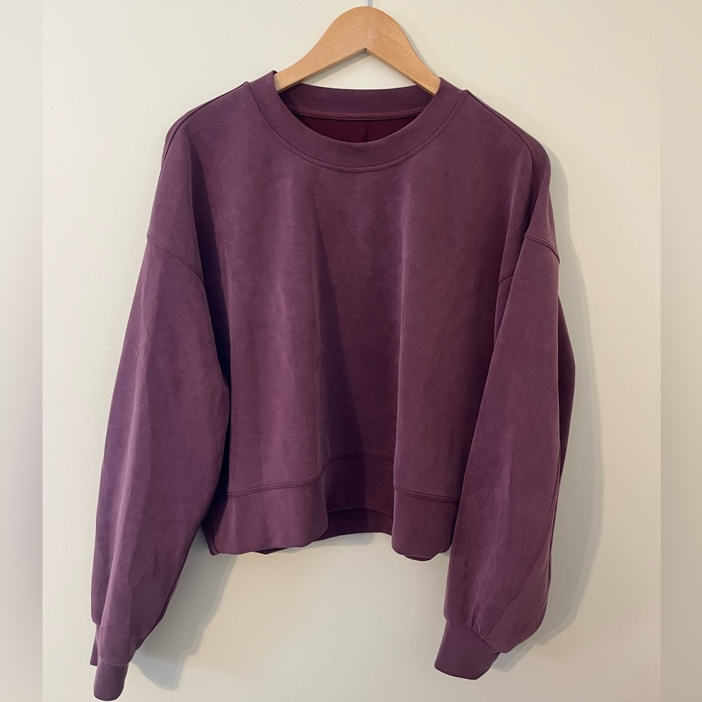 High quality silky knit top, size M.